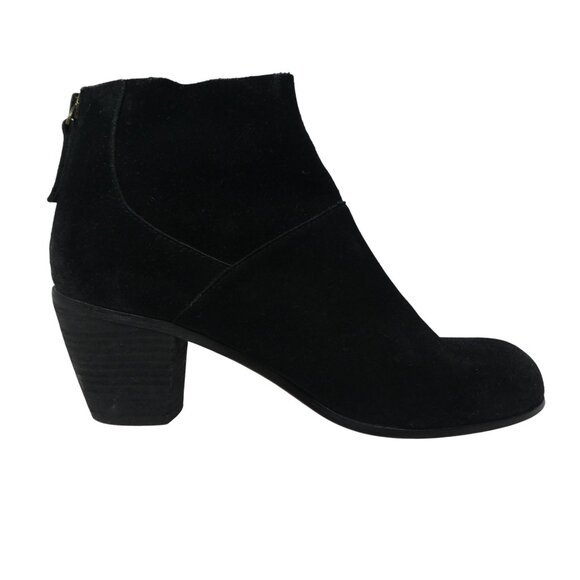 Kelsi Dagger Black Suede Boho Ankle Boots Booties Womens 8.5 - Picture 5 of 13